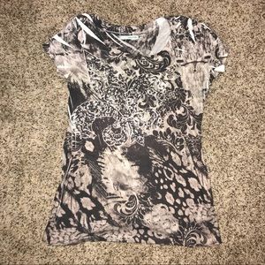 Fleur de Lis, studded top